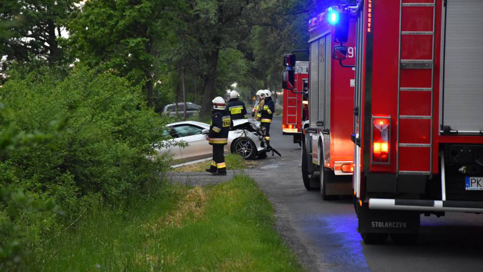 Wypadek śmiertelny w okolicach Kromolic, w  gminie Pogorzela. Nie żyje jeden z kierowców - Zdjęcie główne