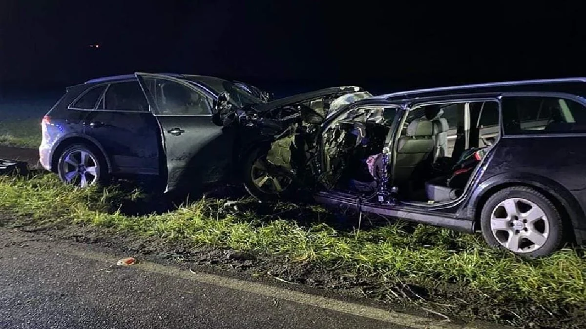 Tragiczny wypadek na trasie Nowa Wieś-Pawłowice. Nie żyje 10-letni chłopiec z powiatu gostyńskiego - Zdjęcie główne