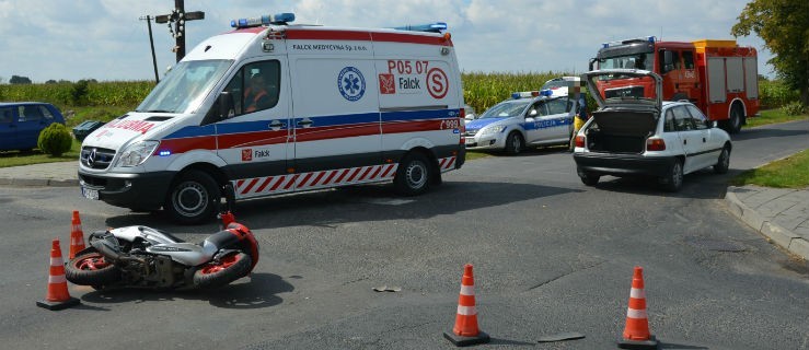 Nie ustąpił pierwszeństwa motorowerzyście - Zdjęcie główne