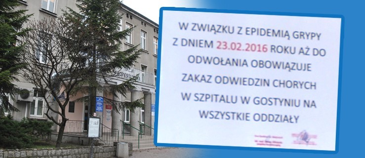 Grypa w gostyńskim szpitalu? Zakaz odwiedzin na oddziałach - Zdjęcie główne