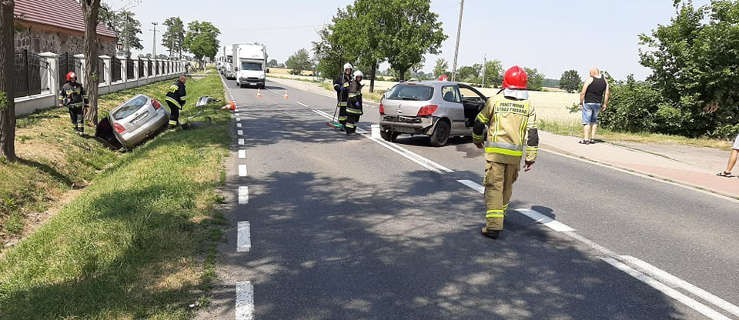 Wypadek w Zmysłowie. Droga w kierunku Krobi zablokowana [AKTUALIZACJA] - Zdjęcie główne