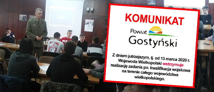 Kwalifikacja wojskowa wstrzymana. Wezwani nie muszą się stawiać na komisji - Zdjęcie główne