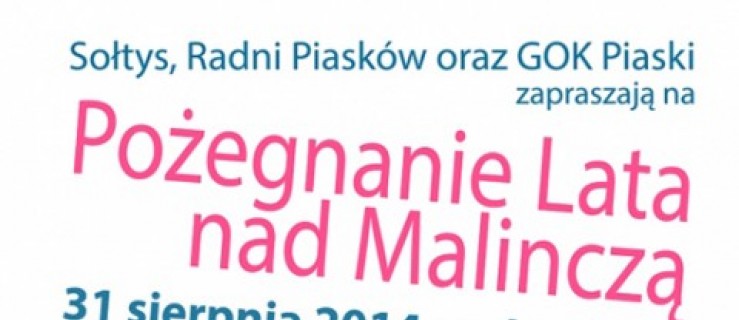 Piaski. Pożegnanie lata nad Malinczą w Piaskach - Zdjęcie główne