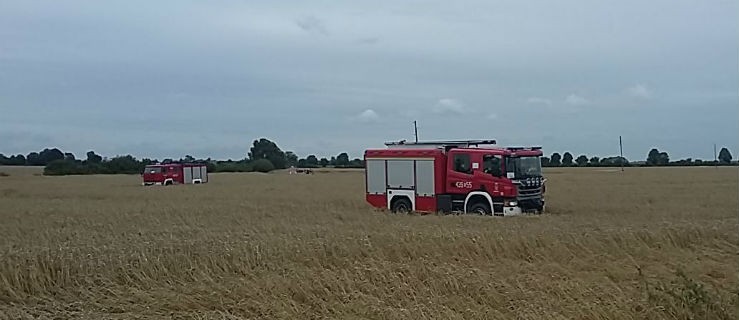 Zboże zapaliło się od zerwanej linki - Zdjęcie główne