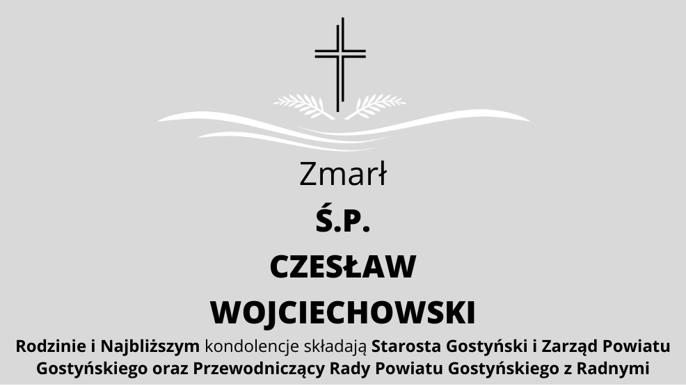 Zmarł Ś.P. Czesław Wojciechowski - Zdjęcie główne