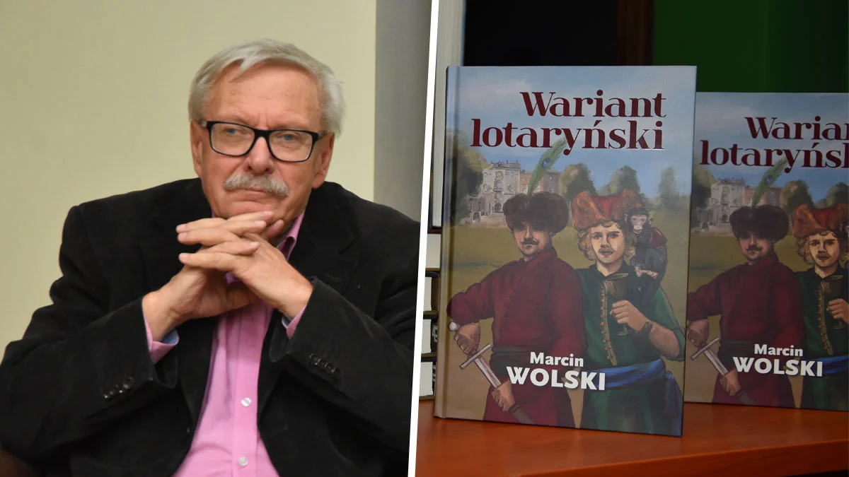 Marcin Wolski w Gostyniu. Przyznał, że „wziął w obroty” króla  Stanisława Leszczyńskiego. Rozmowa o powieści "Wariant lotaryński" - Zdjęcie główne