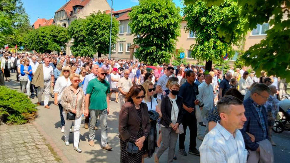 Jarocin. Jak wyglądała procesja Bożego Ciała z kościoła św. Marcina do Chrystusa Króla?