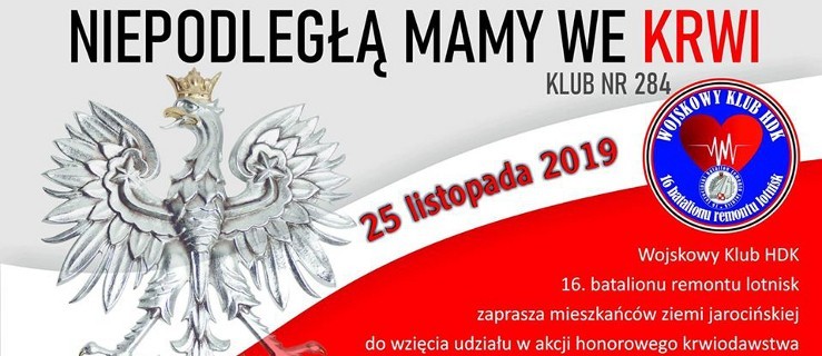 Oddaj krew dla Polski. Akcja w kościele i w jednostce wojskowej - Zdjęcie główne