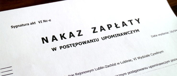 Dostałeś pozew lub nakaz zapłaty z sądu? Zobacz jak się odwołać. - Zdjęcie główne