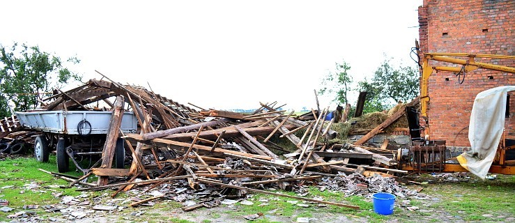   Prawie 200 uszkodzonych budynków, w tym 75 domów - Zdjęcie główne