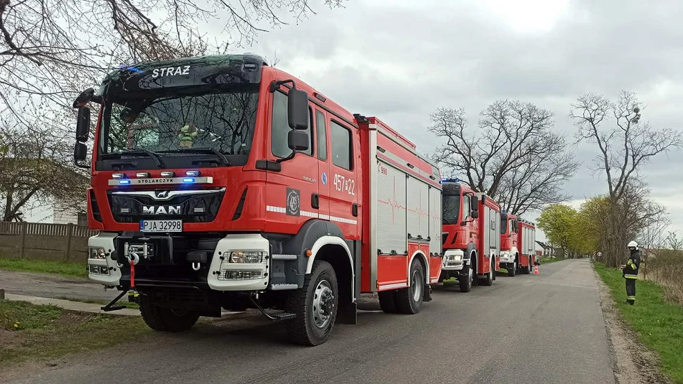 W domu ulatnia się gaz. Interweniują strażacy  - Zdjęcie główne