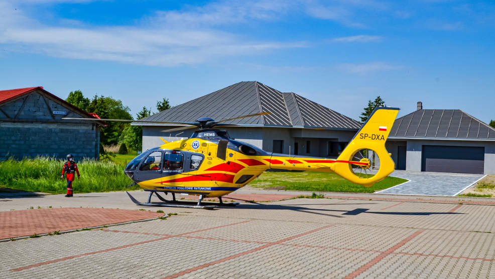 Jarocin. Kradzież wódki, wypadek pod szpitalem. W Mieszkowie  lądowanie LPR-u 