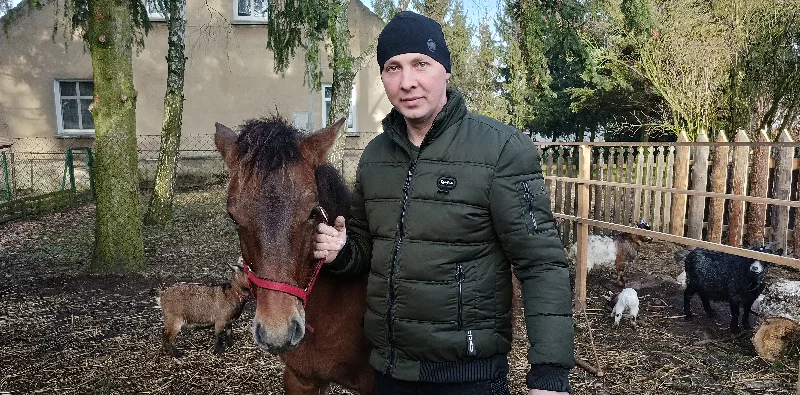 [WR] Zbudował żywy żłóbek. Są w nim owce, koń, kozy… - Zdjęcie główne
