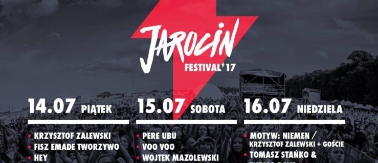 Jarocin Festiwal 2017. Jest pierwsza rozpiska dzienna, ale na dole…  - Zdjęcie główne
