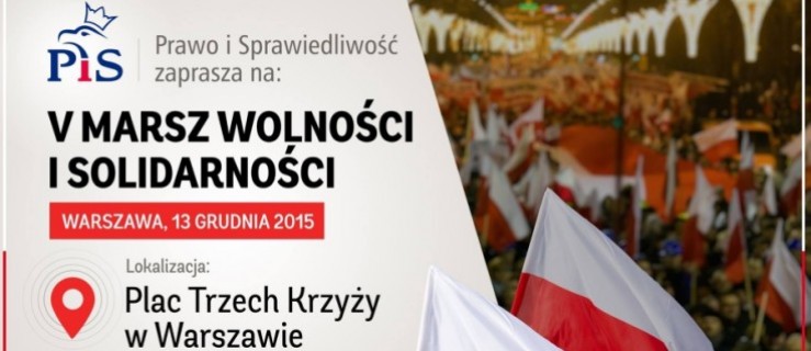 Jarocińscy działacze PiS-u na marszu w Warszawie - Zdjęcie główne