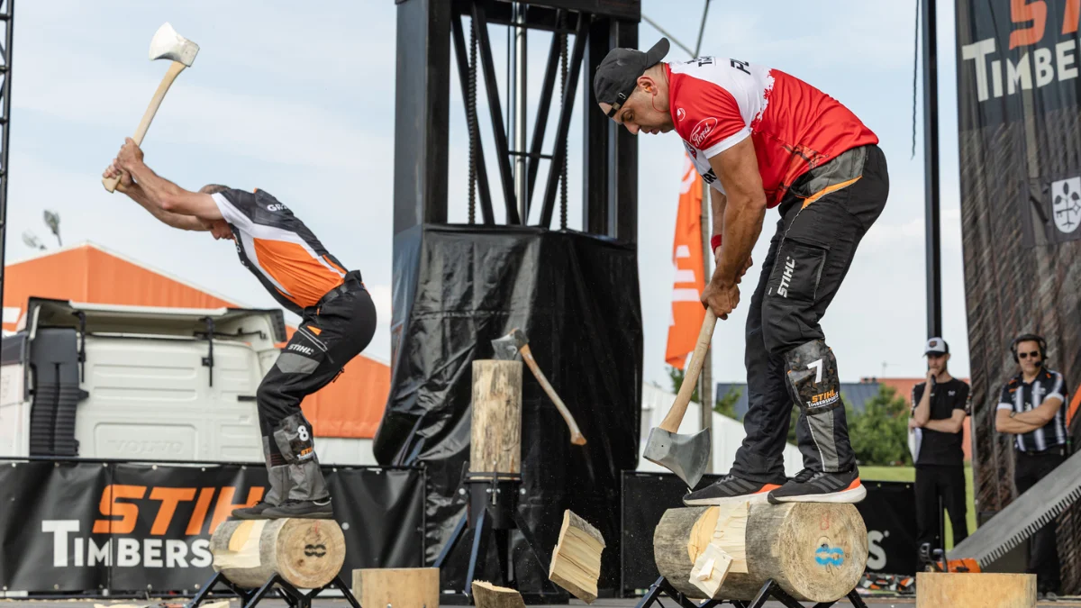 Czas na mistrzowskie i ekstremalne cięcie!  W Jarocinie poznamy najlepszego ekstremalnego drwala w Polsce. Kto będzie mistrzem Polski STIHL TIMBERSPORTS®? Dowiemy się już 7 września - Zdjęcie główne