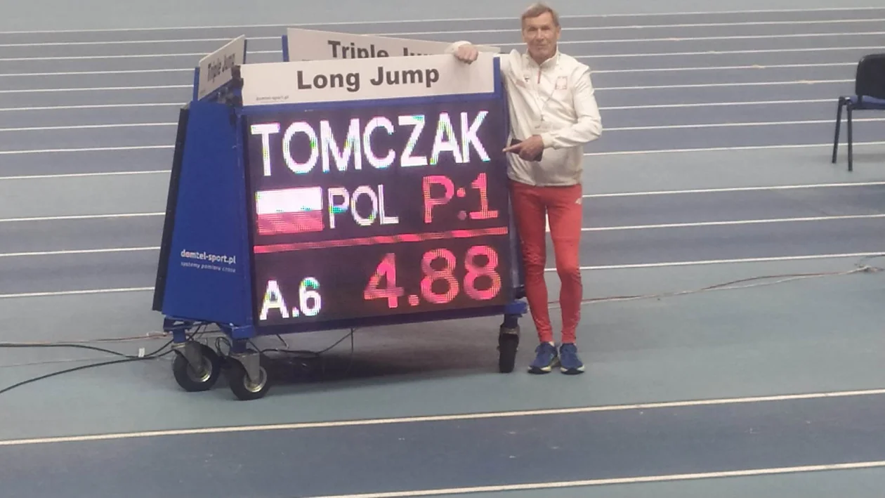 Jan Tomczak nowym Mistrzem Świata w skoku w dal - Zdjęcie główne