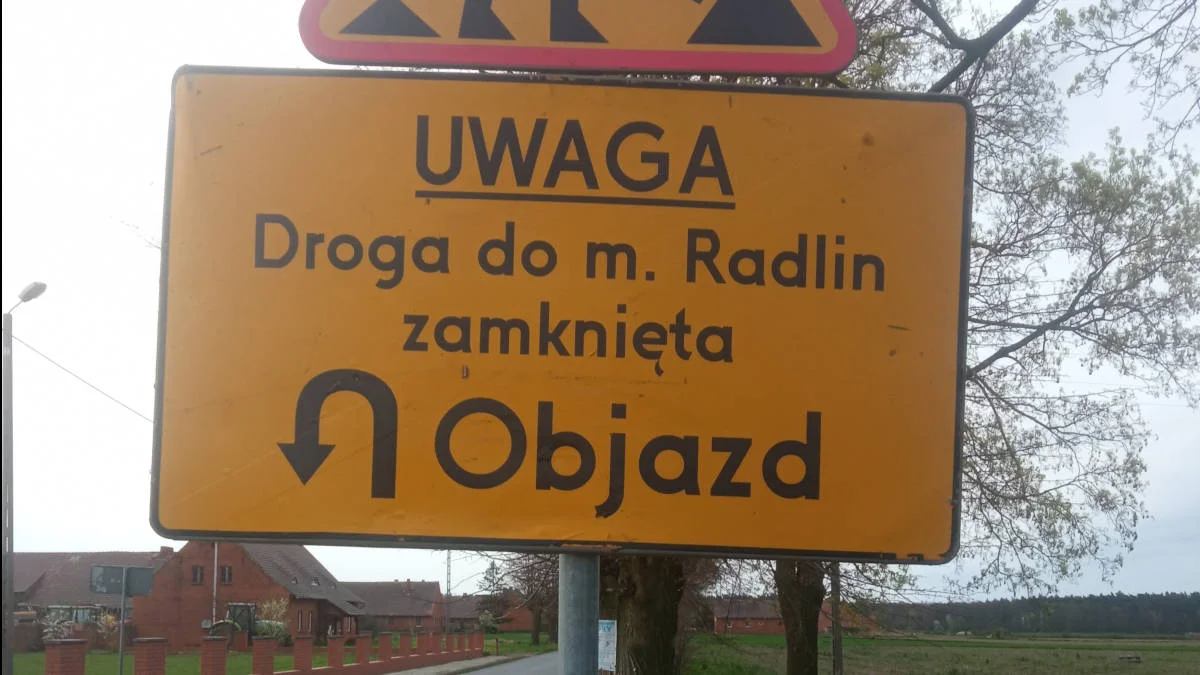 Droga powiatowa Radlin - Radliniec zamknięta. Trwa przebudowa [AKTUALIZACJA] - Zdjęcie główne