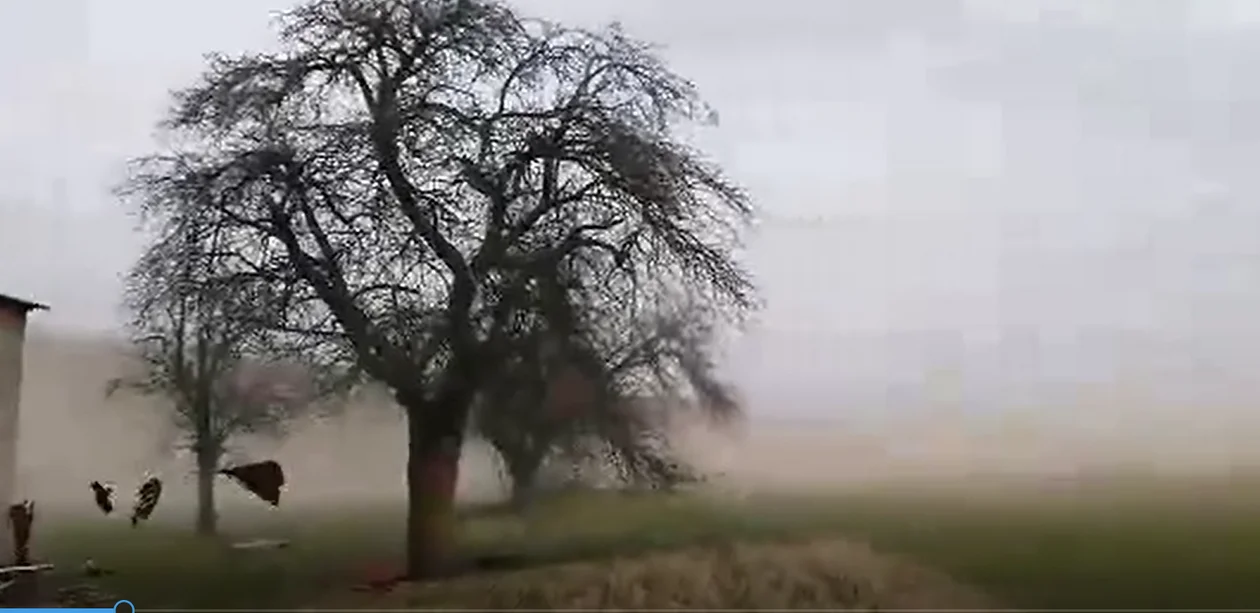 Burza piaskowa w okolicy Jarocina  - Zdjęcie główne