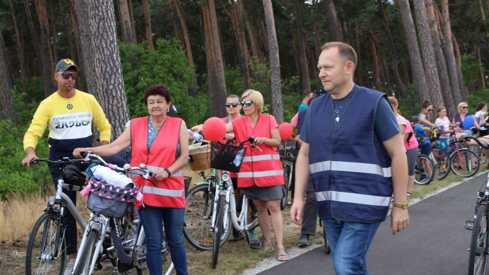 Otwarcie ścieżki rowerowej Jarocin - Żerków 