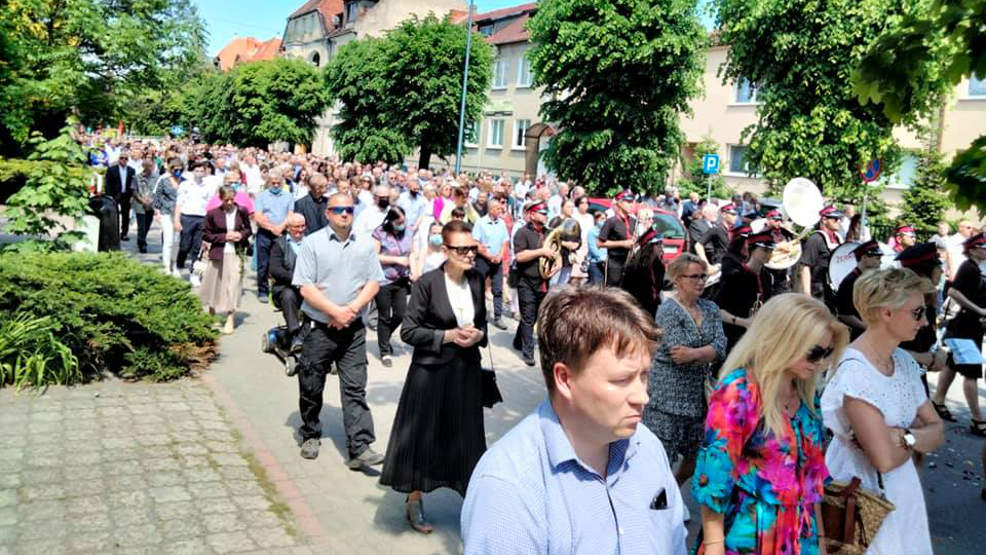 Jarocin. Jak wyglądała procesja Bożego Ciała z kościoła św. Marcina do Chrystusa Króla?