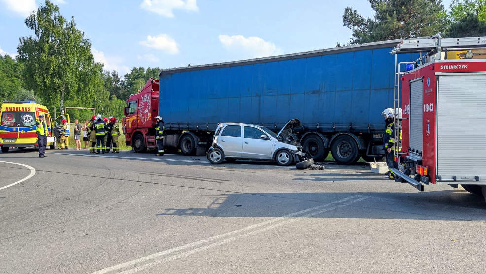 Wypadek na DK 11 koło Nowego Miasta [AKTUALIZACJA] - Zdjęcie główne