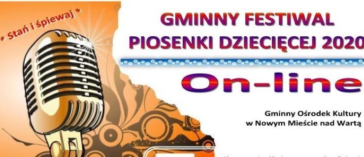 Gminny Festiwal Piosenki Dziecięcej 2020 w nowej formule! - Zdjęcie główne