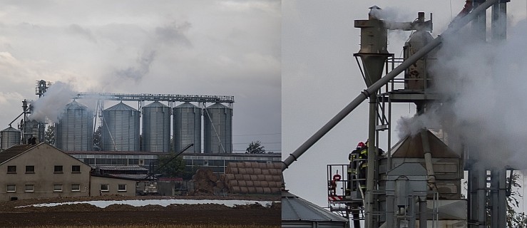 Pożar suszarni kukurydzy  - Zdjęcie główne