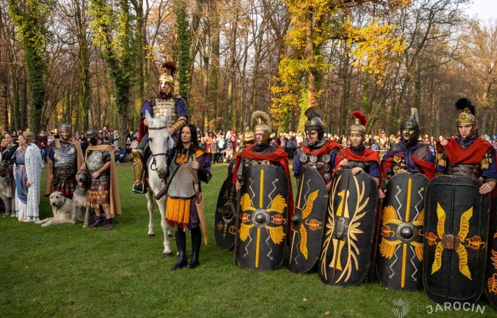 Inscenizacja legendy o Świętym Marcinie w Jarocinie 