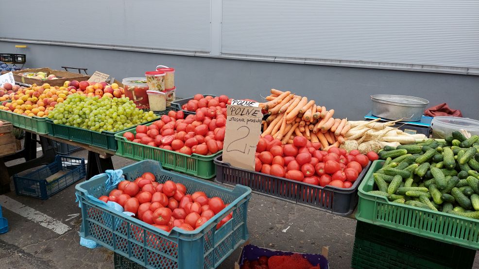 Ceny warzyw i owoców na targowisku