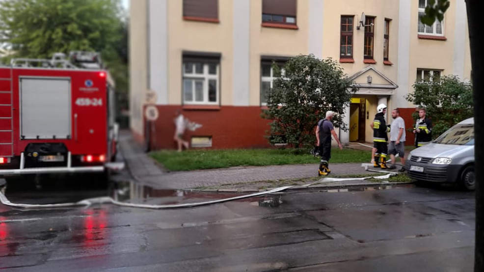Zalane ulice i piwnice. Nad Jarocinem przeszła ulewa