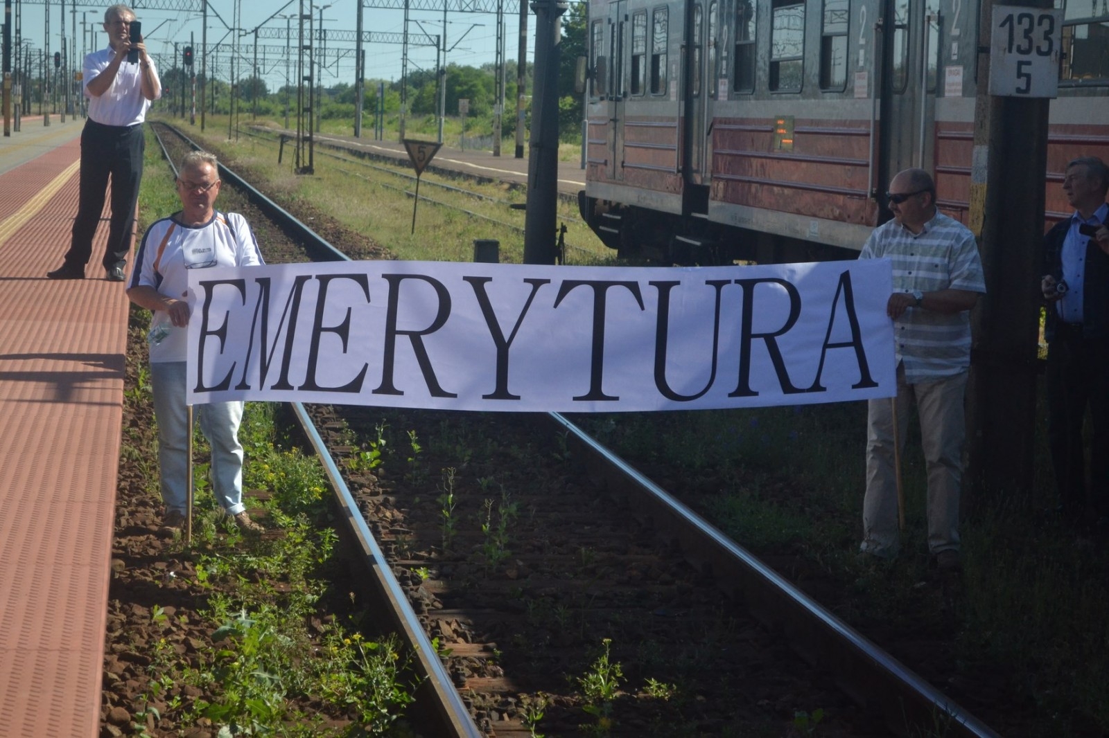 Niezwykła uroczystość na jarocińskim dworcu PKP - Zdjęcie główne