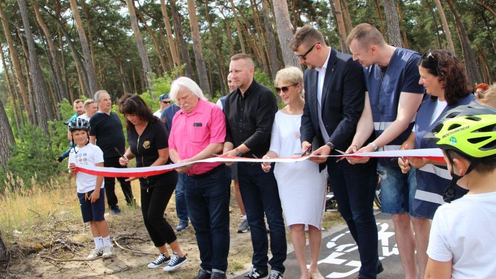 Otwarcie ścieżki rowerowej Jarocin - Żerków 