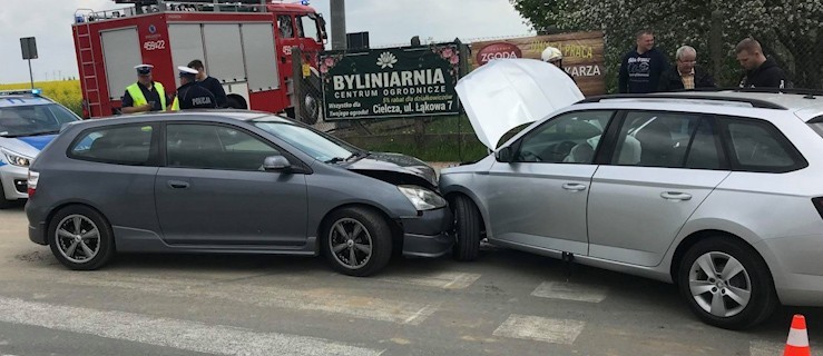 Zderzenie dwóch pojazdów. - Zdjęcie główne