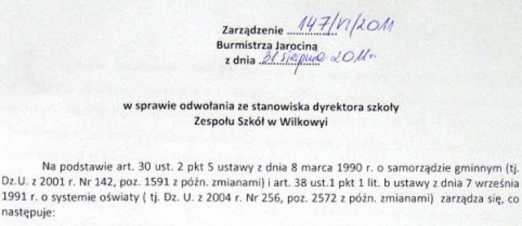 Burmistrz Jarocina zwolnił Andrzeja Dworzyńskiego [WIDEO] - Zdjęcie główne