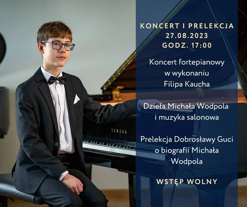 Koncert utalentowanego artysty i prelekcja w Śmiełowie - Zdjęcie główne