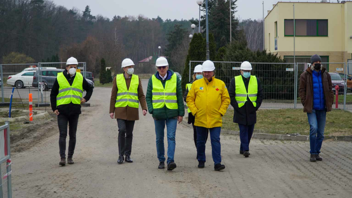 PWiK Jarocin. Co zagraniczna delegacja robiła na oczyszczalni w Cielczy? - Zdjęcie główne