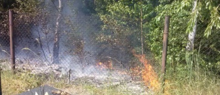 Ogień przy cmentarzu - Zdjęcie główne