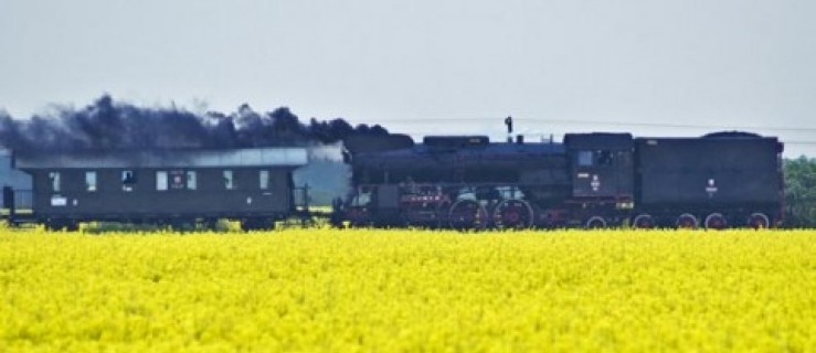 Pociąg retro w Jarocinie - Zdjęcie główne