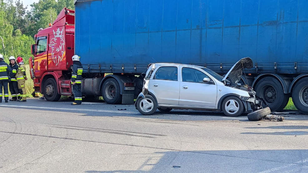 Wypadek na DK 11 koło Nowego Miasta