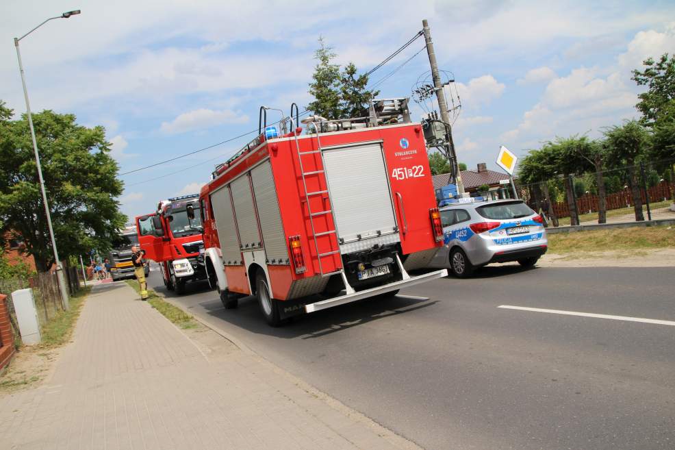 Policja ustala okoliczności zdarzenia z udziałem rowerzysty na ul. Żerkowskiej  w Jarocinie  