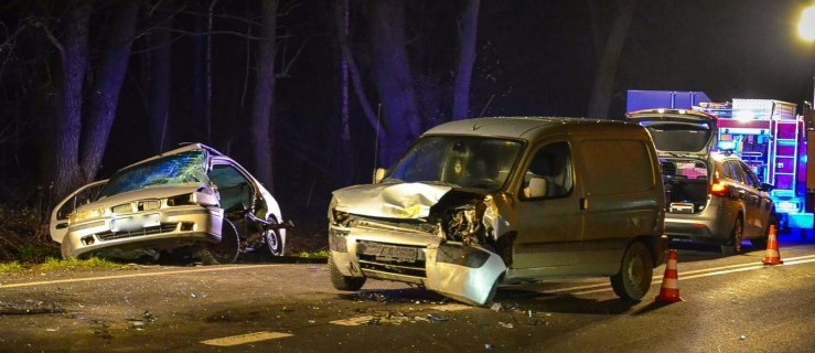  Wypadek w Golinie. Droga krajowa nieprzejezdna - Zdjęcie główne