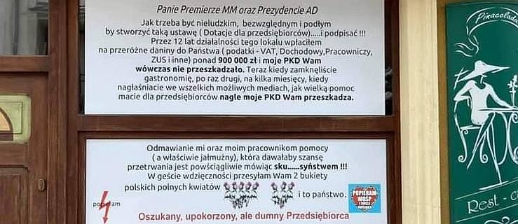 Przedsiębiorca z Jarocina do premiera i prezydenta: Odmawianie pomocy jest sku***syństwem - Zdjęcie główne