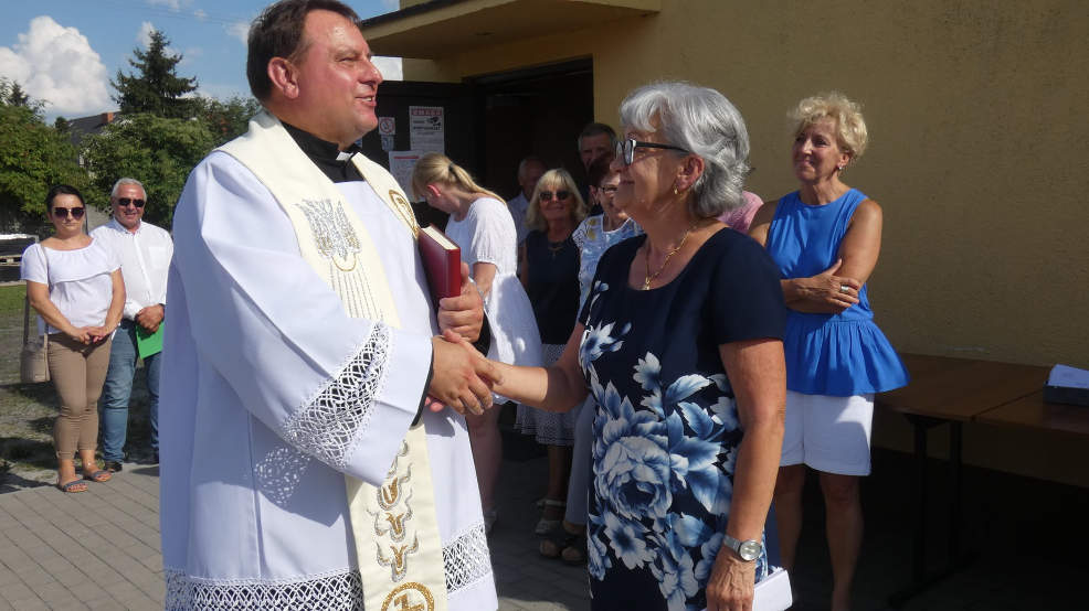 Witaszyce. Poświęcono odnowioną kapliczkę z figurą Matki Bożej