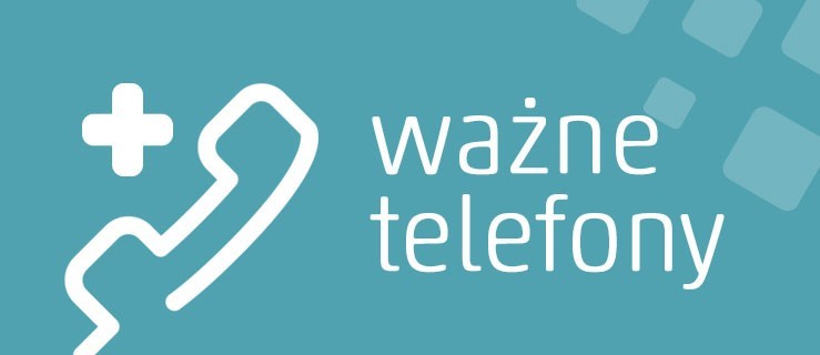 Serwis specjalny ZDROWIE - Ważne telefony - Zdjęcie główne