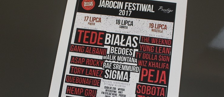 Jarocin Festiwal 2017: Fałszywy plakat - Zdjęcie główne