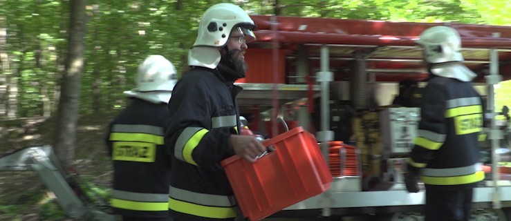 Strażacy ćwiczyli gaszenie lasu  - Zdjęcie główne
