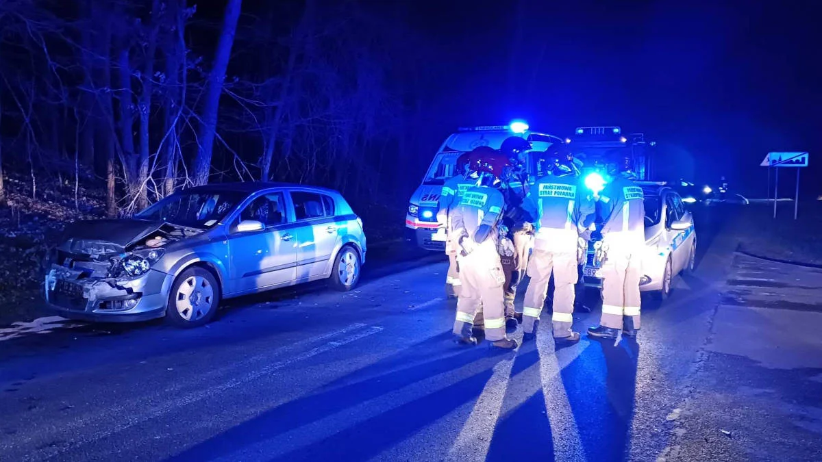 Wypadek pod Jarocinem. Na miejsce udały się służby [AKTUALIZACJA, godz. 19.20] - Zdjęcie główne