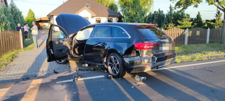 Śmiertelny wypadek na DK 15 w Jarocinie. Nie żyje motocyklista 