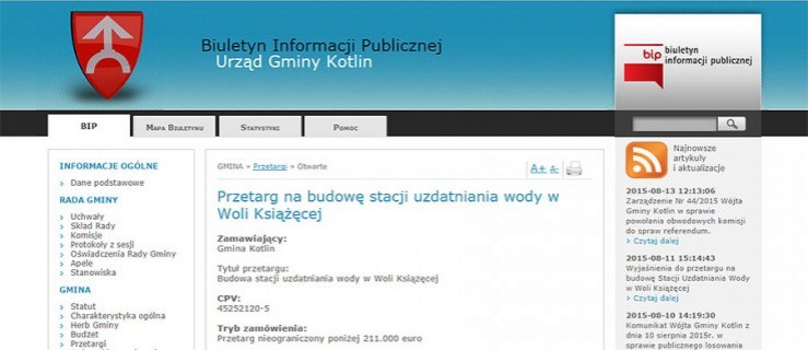    Prawie milion na największą inwestycję  - Zdjęcie główne